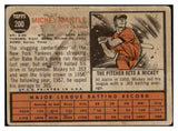 1962 Topps Baseball #200 Mickey Mantle Yankees Fair 511323