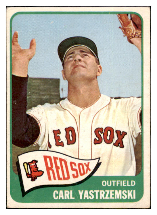 1965 Topps Baseball #385 Carl Yastrzemski Red Sox VG 511331