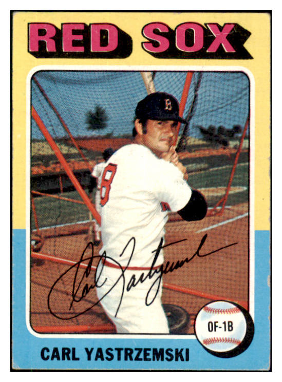 1975 Topps Baseball #280 Carl Yastrzemski Red Sox VG-EX 511353