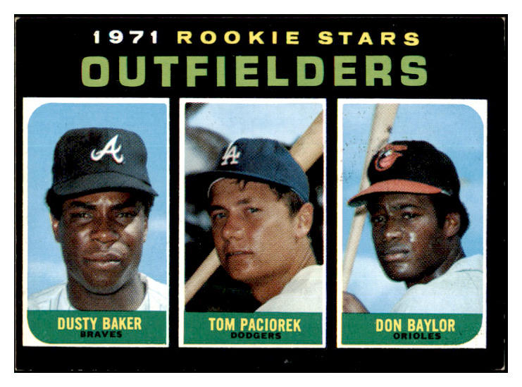 1971 Topps Baseball #709 Dusty Baker Don Baylor EX+/EX-MT 511358