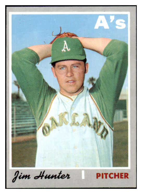 1970 Topps Baseball #565 Catfish Hunter A's NR-MT 511364