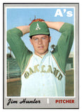 1970 Topps Baseball #565 Catfish Hunter A's NR-MT 511364