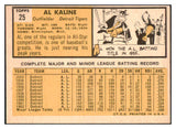 1963 Topps Baseball #025 Al Kaline Tigers EX 511371