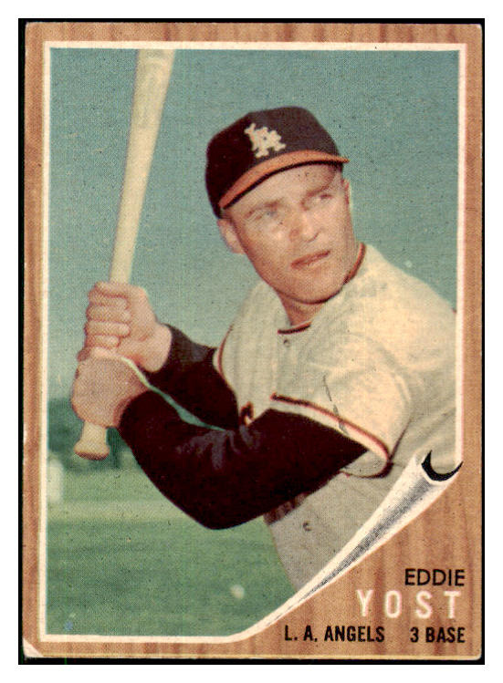 1962 Topps Baseball #176 Eddie Yost Angels VG-EX Variation 511373