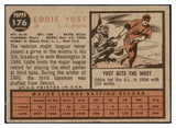 1962 Topps Baseball #176 Eddie Yost Angels VG-EX Variation 511373