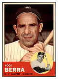 1963 Topps Baseball #340 Yogi Berra Yankees VG-EX 511377