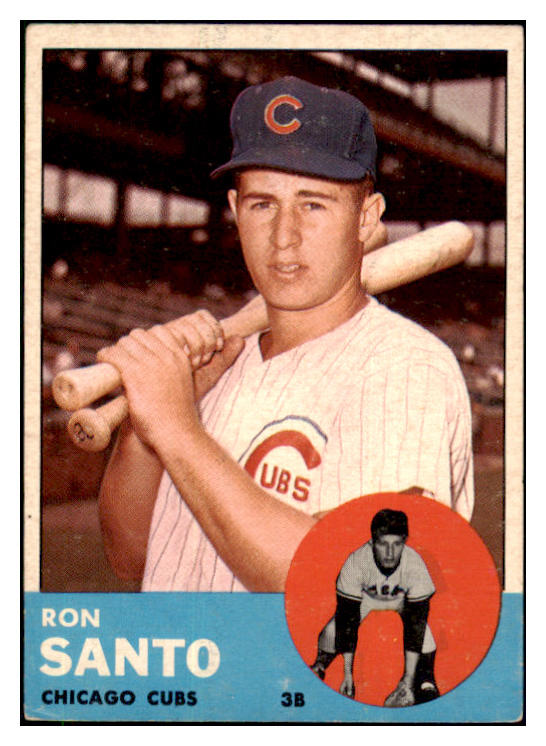 1963 Topps Baseball #252 Ron Santo Cubs VG-EX 511379