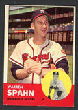 1963 Topps Baseball #320 Warren Spahn Braves EX-MT 511383