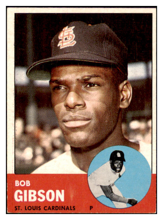 1963 Topps Baseball #415 Bob Gibson Cardinals EX-MT 511387