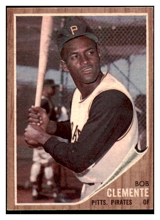 1962 Topps Baseball #010 Roberto Clemente Pirates EX-MT 511393