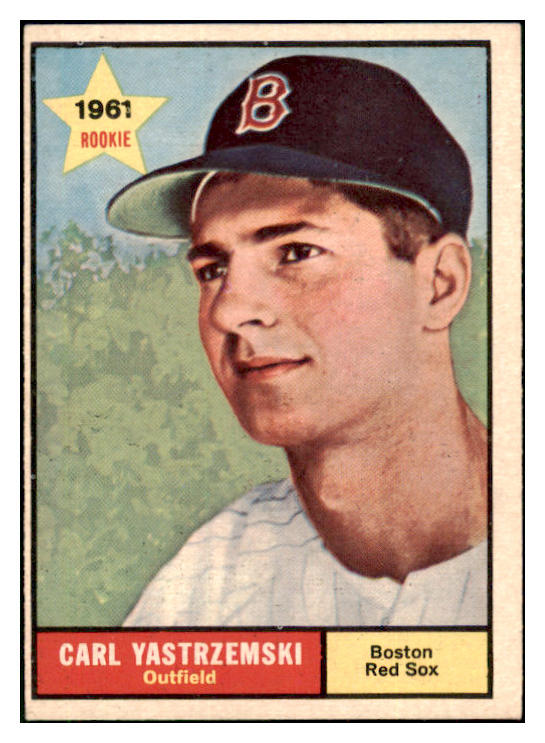 1961 Topps Baseball #287 Carl Yastrzemski Red Sox VG-EX 511406