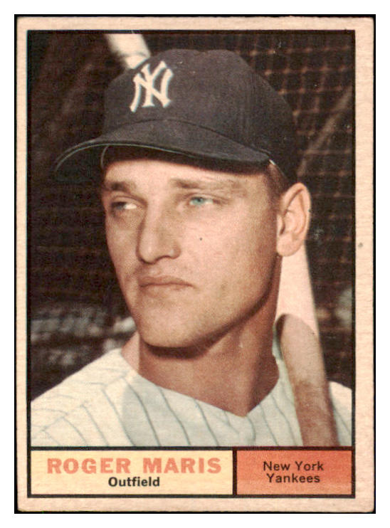 1961 Topps Baseball #002 Roger Maris Yankees VG-EX 511407