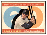 1960 Topps Baseball #565 Roger Maris A.S. Yankees VG-EX 511411