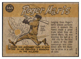 1960 Topps Baseball #565 Roger Maris A.S. Yankees VG-EX 511411