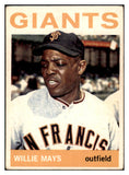 1964 Topps Baseball #150 Willie Mays Giants VG-EX 511412