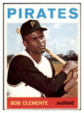 1964 Topps Baseball #440 Roberto Clemente Pirates VG-EX 511414