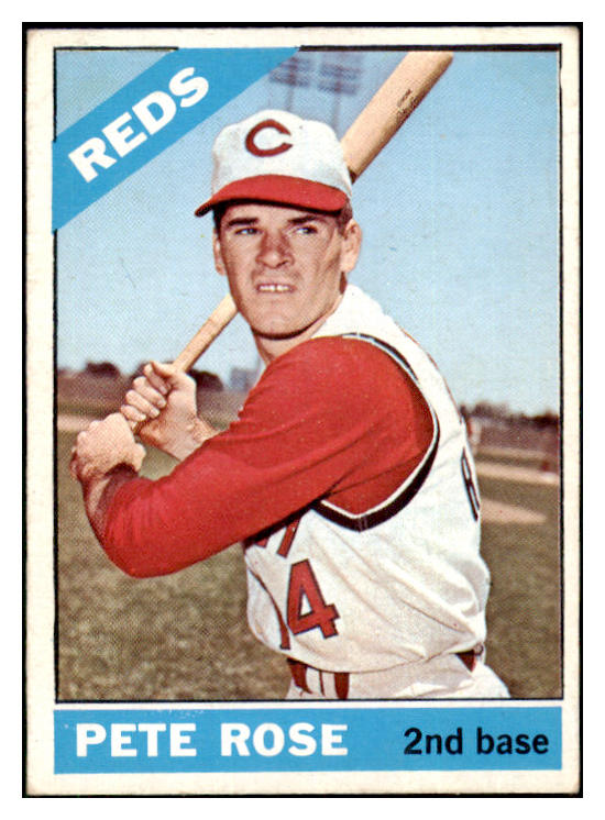 1966 Topps Baseball #030 Pete Rose Reds VG-EX 511417