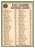 1967 Topps Baseball #242 N.L. RBI Leaders Aaron Clemente EX 511423