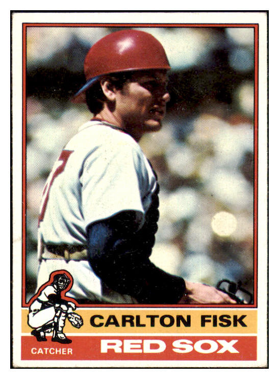 1976 Topps Baseball #365 Carlton Fisk Red Sox EX 511425