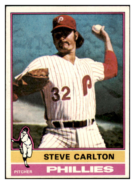 1976 Topps Baseball #355 Steve Carlton Phillies VG-EX 511427