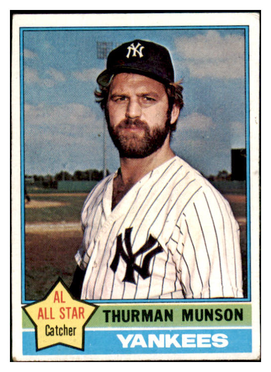 1976 Topps Baseball #650 Thurman Munson Yankees EX 511435