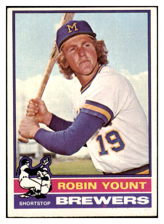 1976 Topps Baseball #316 Robin Yount Brewers EX 511436