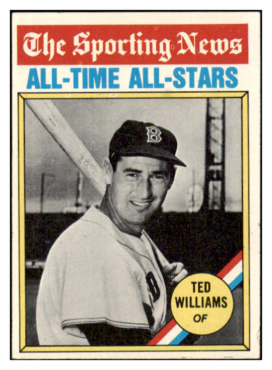 1976 Topps Baseball #347 Ted Williams ATG Red Sox EX 511438