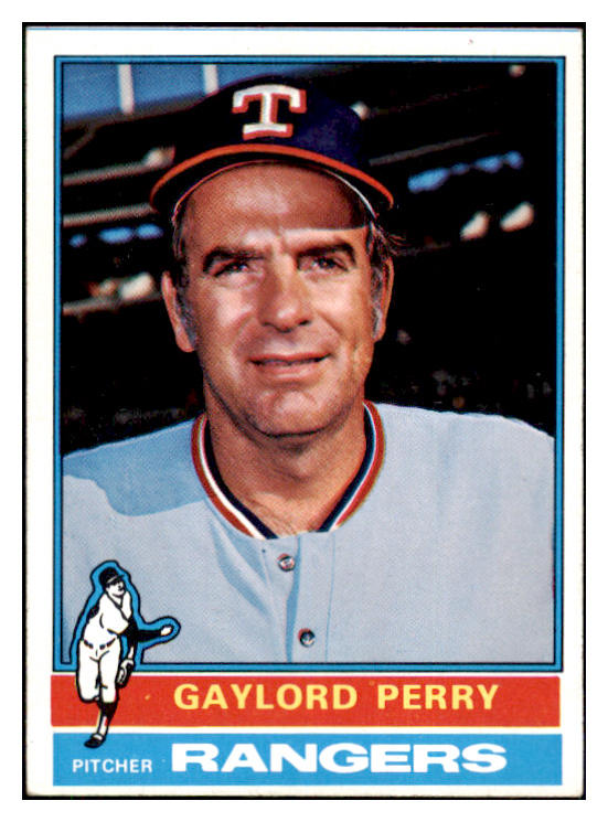 1976 Topps Baseball #055 Gaylord Perry Rangers EX 511440