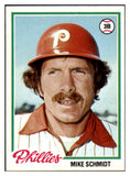 1978 Topps Baseball #360 Mike Schmidt Phillies NR-MT 511446