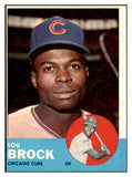 1963 Topps Baseball #472 Lou Brock Cubs EX 511447