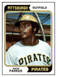 1974 Topps Baseball #252 Dave Parker Pirates EX-MT 511457