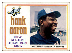 1974 Topps Baseball #001 Hank Aaron Braves EX 511462