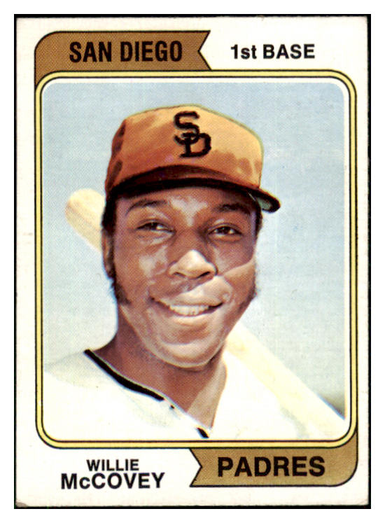 1974 Topps Baseball #250 Willie McCovey Padres EX 511463