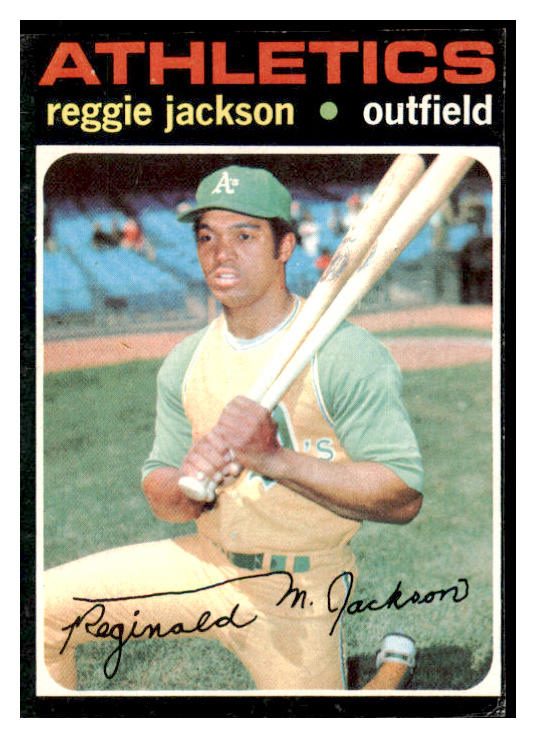 1971 Topps Baseball #020 Reggie Jackson A's VG-EX 511473