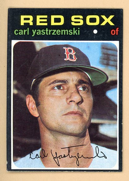1971 Topps Baseball #530 Carl Yastrzemski Red Sox EX 511479