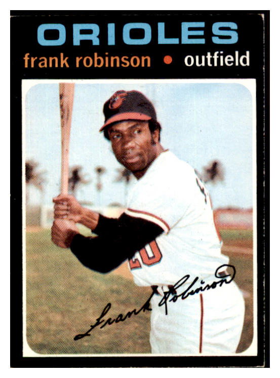 1971 Topps Baseball #640 Frank Robinson Orioles EX 511481