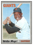 1970 Topps Baseball #600 Willie Mays Giants VG-EX 511483