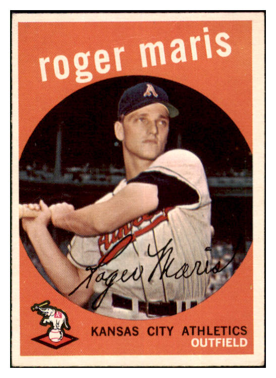 1959 Topps Baseball #202 Roger Maris A's VG-EX 511489