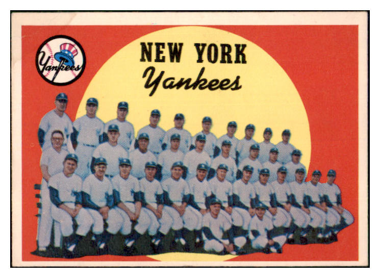 1959 Topps Baseball #510 New York Yankees Team EX-MT 511493