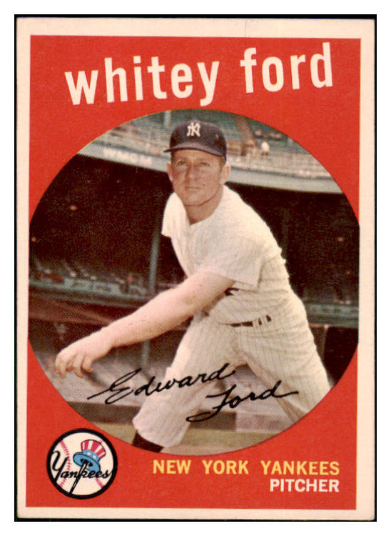 1959 Topps Baseball #430 Whitey Ford Yankees EX-MT 511497