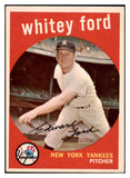 1959 Topps Baseball #430 Whitey Ford Yankees EX-MT 511497