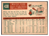 1959 Topps Baseball #430 Whitey Ford Yankees EX-MT 511497