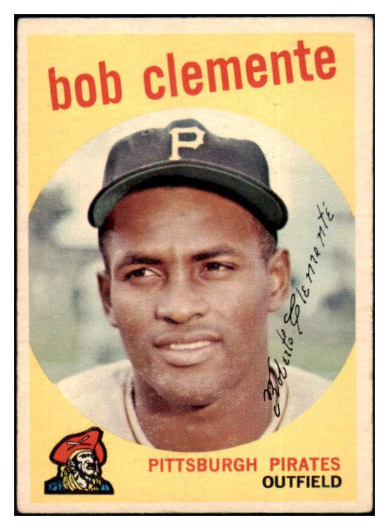 1959 Topps Baseball #478 Roberto Clemente Pirates VG-EX 511501