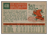 1959 Topps Baseball #478 Roberto Clemente Pirates VG-EX 511501