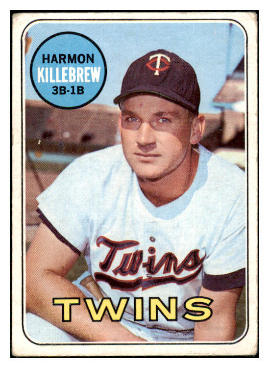 1969 Topps Baseball #375 Harmon Killebrew Twins VG-EX 511507