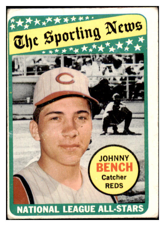 1969 Topps Baseball #430 Johnny Bench A.S. Reds VG-EX 511509