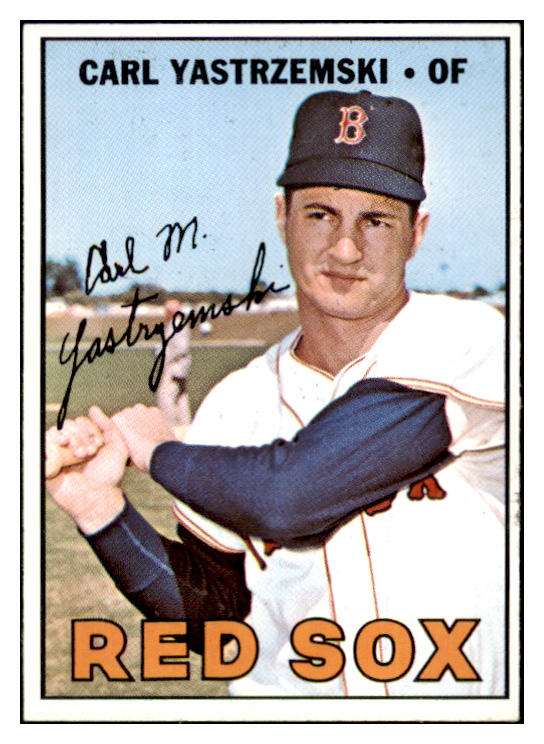 1967 Topps Baseball #355 Carl Yastrzemski Red Sox EX-MT 511522