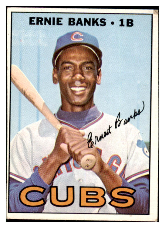 1967 Topps Baseball #215 Ernie Banks Cubs VG-EX 511531