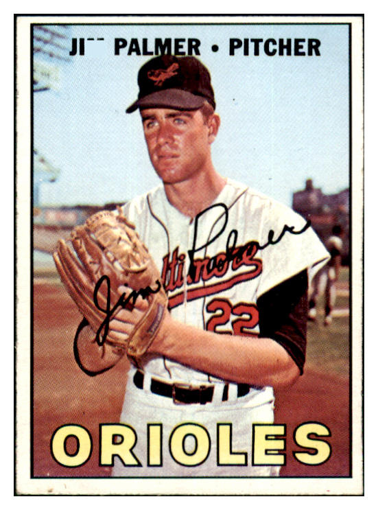 1967 Topps Baseball #475 Jim Palmer Orioles EX 511533