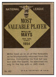 1961 Topps Baseball #482 Willie Mays MVP Giants EX-MT 511536